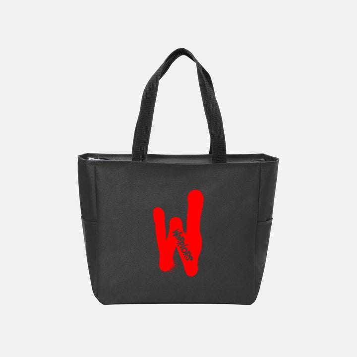 Warriors Zip Tote Bags