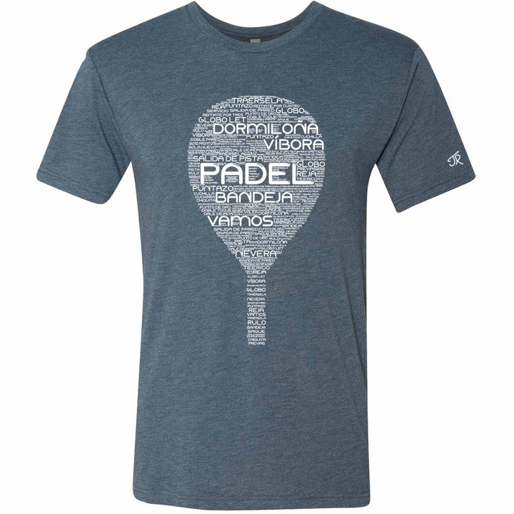 Padel Wordfill Unisex Tri-Blend Crew