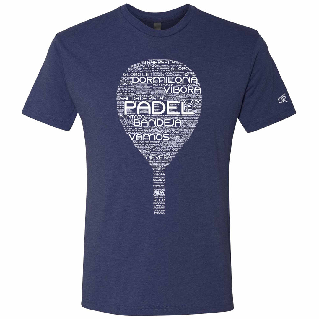 Padel Wordfill Unisex Tri-Blend Crew