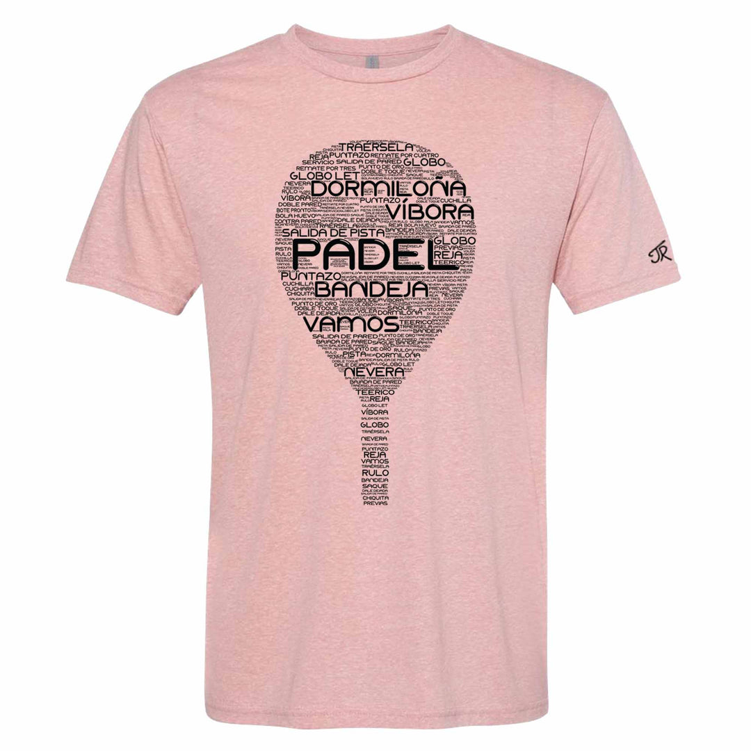 Padel Wordfill Unisex Tri-Blend Crew