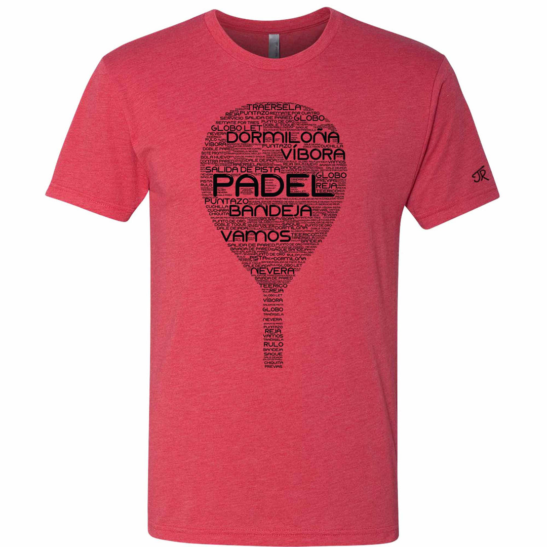 Padel Wordfill Unisex Tri-Blend Crew