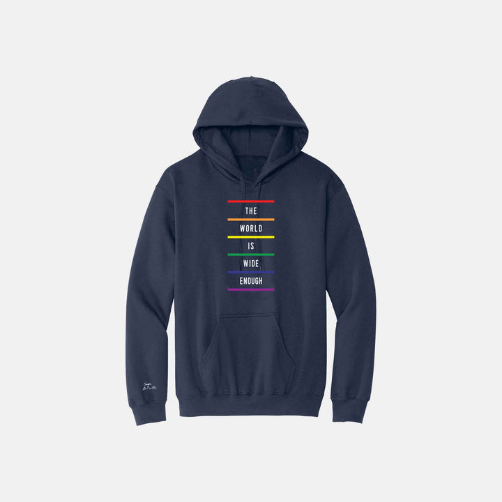 The World is Wide Enough Hoodies