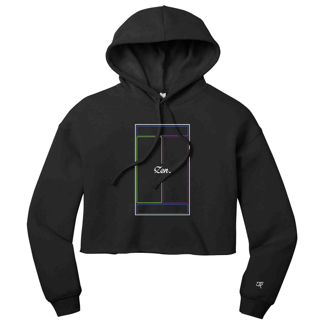 Zen Ladies Cropped Pullover Hoodie