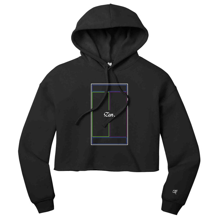 Zen Ladies Cropped Pullover Hoodie