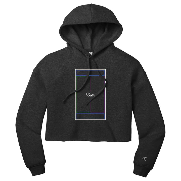 Zen Ladies Cropped Pullover Hoodie