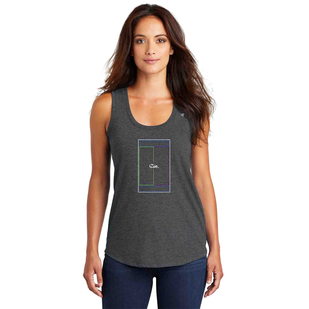 Zen Ladies Tri-Blend Racerback Tank