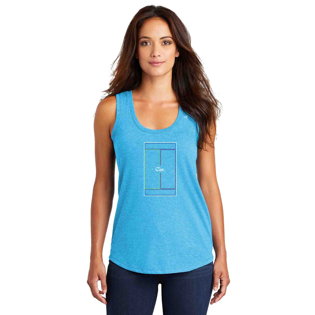 Zen Ladies Tri-Blend Racerback Tank