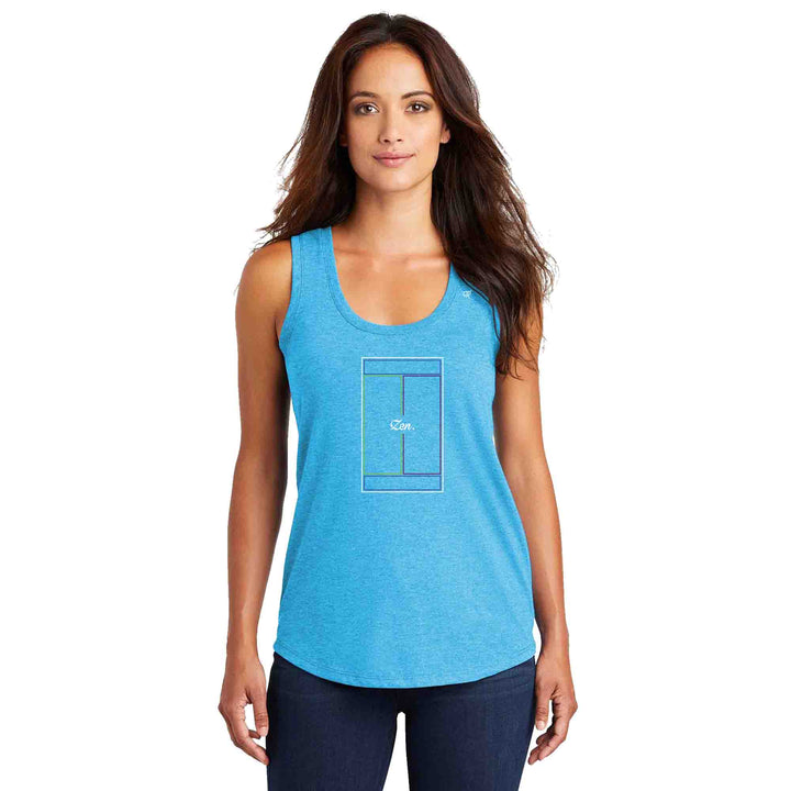 Zen Ladies Tri-Blend Racerback Tank