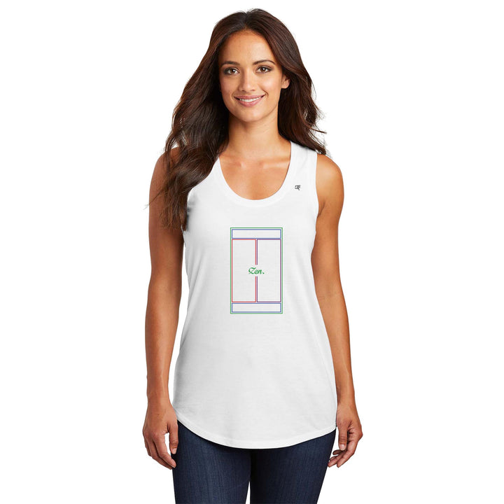 Zen Ladies Tri-Blend Racerback Tank