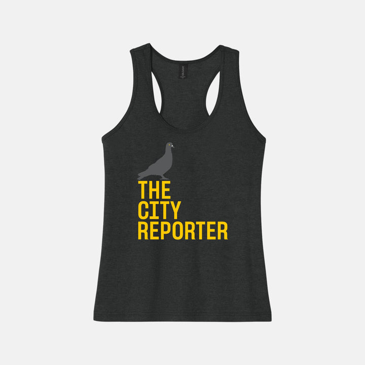 The City Reporter Ladies Racerback Tank