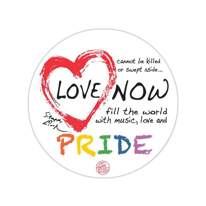 Love is Love Pride - 3" Circle Stickers (2)