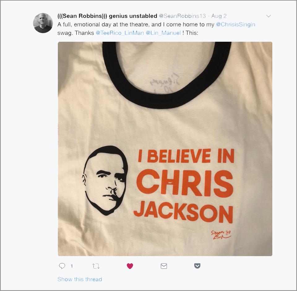 I Believe in Chris Jackson Unisex Crew