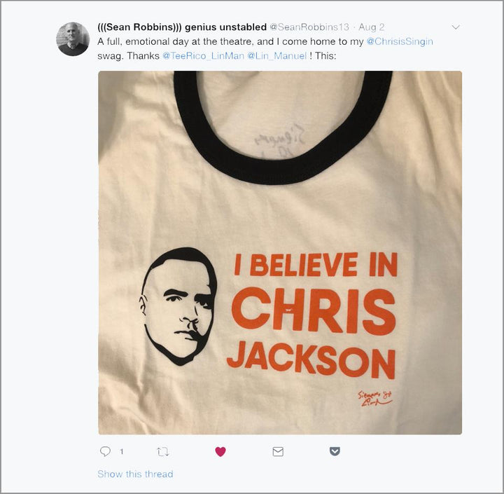 I Believe in Chris Jackson Unisex Crew