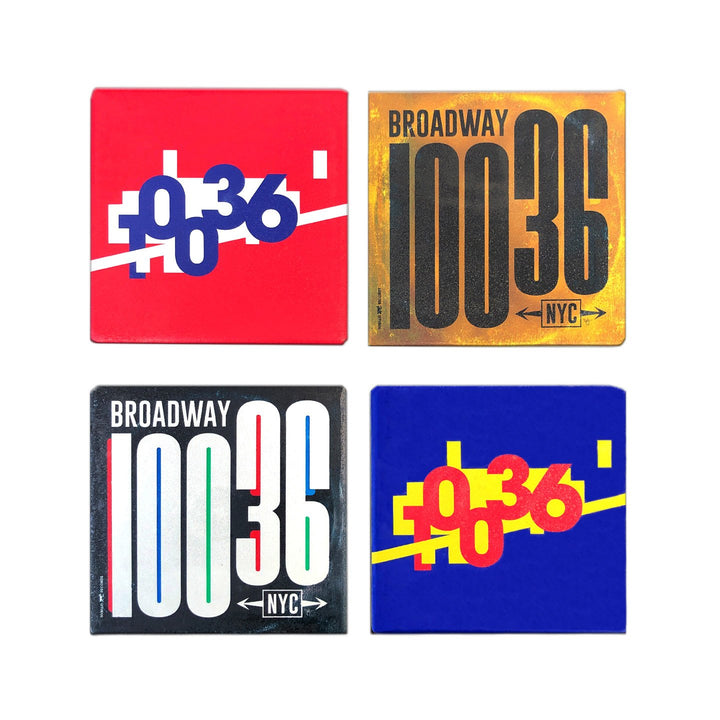 Broadway Zip Coasters Set
