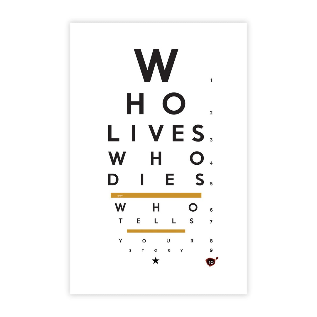 Dueler Eye Chart TeeRico by LinManuel