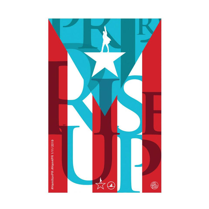 Hamilton Puerto Rico "Rise Up" 11"x 17" Poster