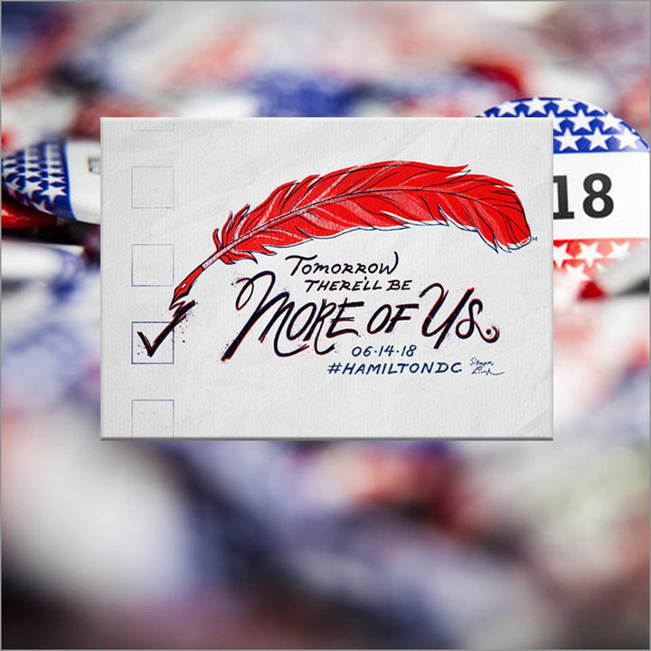 Hamilton DC - More Of Us - 5X7 Campaign Card
