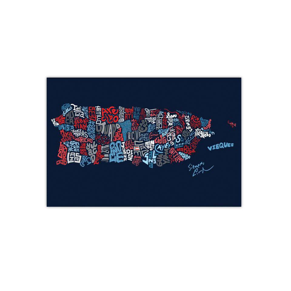 Puerto Rico Town Map 2