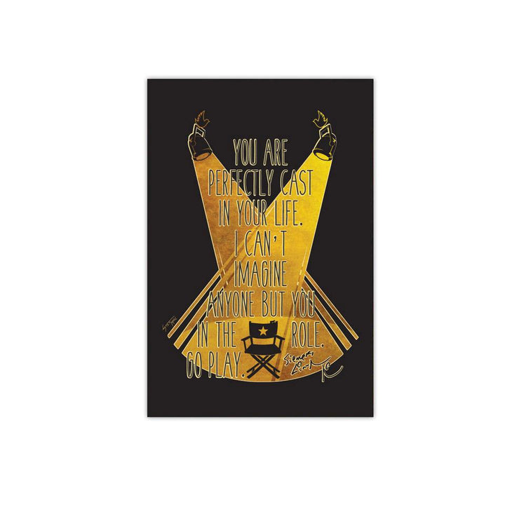You Are Perfectly Cast - 2"x 3" Stickers (2)