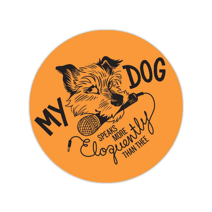 Lin-Manuel's Tobi Collection - "Tobi Speaks" - 3" Vinyl Sticker