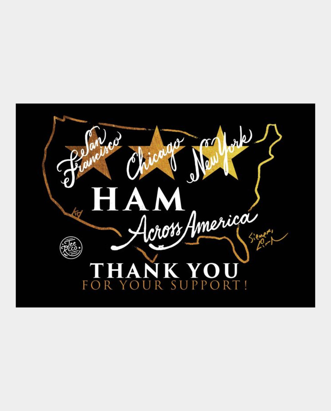 Lin-Manuel March '17 5X7 Thank You Card